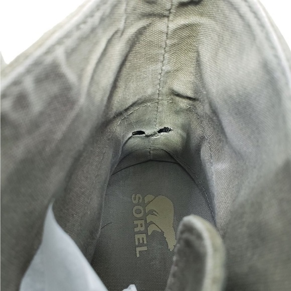 Sorel Women’s Out N about Leather Snow Boot Size 11 Green Leather - Picture 7 of 13